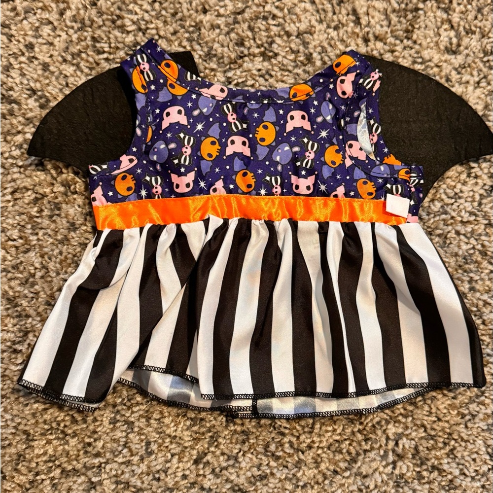 Build a Bear Sanrio Hello Kitty and Friends Spooky Bat Kuromi Dress